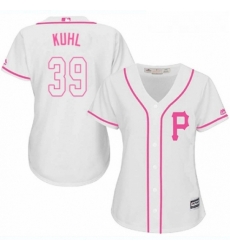 Womens Majestic Pittsburgh Pirates 39 Chad Kuhl Replica White Fashion Cool Base MLB Jersey Womens Majestic Pittsburgh Pirates 39 Chad Kuhl Replica White Fashion Cool Base MLB Jersey