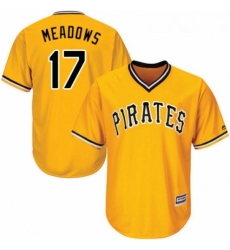 Youth Majestic Pittsburgh Pirates 17 Austin Meadows Replica Gold Alternate Cool Base MLB Jersey Youth Majestic Pittsburgh Pirates 17 Austin Meadows Replica Gold Alternate Cool Base MLB Jersey
