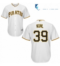 Youth Majestic Pittsburgh Pirates 39 Chad Kuhl Replica White Home Cool Base MLB Jersey Youth Majestic Pittsburgh Pirates 39 Chad Kuhl Replica White Home Cool Base MLB Jersey