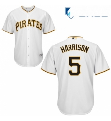 Youth Majestic Pittsburgh Pirates 5 Josh Harrison Authentic White Home Cool Base MLB Jersey Youth Majestic Pittsburgh Pirates 5 Josh Harrison Authentic White Home Cool Base MLB Jersey