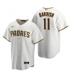 Men San Diego Padres 11 Yu Darvish White Home Coolbase Jersey Men San Diego Padres 11 Yu Darvish White Home Coolbase Jersey