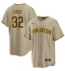 Men San Diego Padres 32 Nelson Cruz Tan Cool Base Stitched Jersey Men San Diego Padres 32 Nelson Cruz Tan Cool Base Stitched Jersey