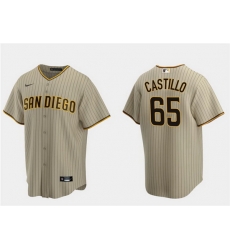 Men San Diego Padres 65 Jos E9 Castillo Tan Cool Base Stitched Jersey Men San Diego Padres 65 Jos E9 Castillo Tan Cool Base Stitched Jersey