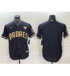 Men San Diego Padres Blank Black Gold With Patch Cool Base Stitched Baseball Jersey Men San Diego Padres Blank Black Gold With Patch Cool Base Stitched Baseball Jersey