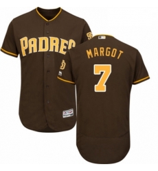 Mens Majestic San Diego Padres 7 Manuel Margot Brown Alternate Flex Base Authentic Collection MLB Jersey Mens Majestic San Diego Padres 7 Manuel Margot Brown Alternate Flex Base Authentic Collection MLB Jersey