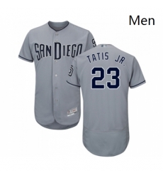 Mens San Diego Padres 23 Fernando Tatis Jr Authentic Grey Road Cool Base Baseball Jersey Mens San Diego Padres 23 Fernando Tatis Jr Authentic Grey Road Cool Base Baseball Jersey