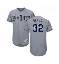 Mens San Diego Padres 32 Franmil Reyes Authentic Grey Road Cool Base Baseball Jersey Mens San Diego Padres 32 Franmil Reyes Authentic Grey Road Cool Base Baseball Jersey