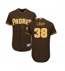 Mens San Diego Padres 38 Aaron Loup Brown Alternate Flex Base Authentic Collection Baseball Jersey Mens San Diego Padres 38 Aaron Loup Brown Alternate Flex Base Authentic Collection Baseball Jersey