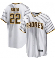 Men's San Diego Padres Juan Soto Nike White Brown Home Cool Base Player Jersey Men's San Diego Padres Juan Soto Nike White Brown Home Cool Base Player Jersey