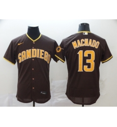 Padres 13 Manny Machado Brown Nike 2020 Flexbase Jersey (1) Padres 13 Manny Machado Brown Nike 2020 Flexbase Jersey (1)