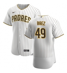 San Diego Padres 49 Michel Baez Men Nike White Brown Home 2020 Authentic Player Jersey San Diego Padres 49 Michel Baez Men Nike White Brown Home 2020 Authentic Player Jersey