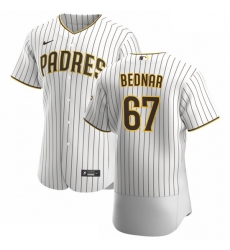 San Diego Padres 67 David Bednar Men Nike White Brown Home 2020 Authentic Player Jersey San Diego Padres 67 David Bednar Men Nike White Brown Home 2020 Authentic Player Jersey