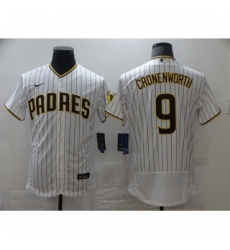 Women Nike San Diego Padres 9 Jake Cronenworth White Brown 2021 Road Player Jersey Women Nike San Diego Padres 9 Jake Cronenworth White Brown 2021 Road Player Jersey