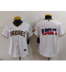 Women San Diego Padres Big Logo Cool Base Stitched Baseball Jersey 7 Women San Diego Padres Big Logo Cool Base Stitched Baseball Jersey 7