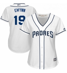 Womens Majestic San Diego Padres 19 Tony Gwynn Authentic White Home Cool Base MLB Jersey Womens Majestic San Diego Padres 19 Tony Gwynn Authentic White Home Cool Base MLB Jersey