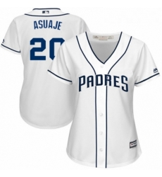 Womens Majestic San Diego Padres 20 Carlos Asuaje Authentic White Home Cool Base MLB Jersey Womens Majestic San Diego Padres 20 Carlos Asuaje Authentic White Home Cool Base MLB Jersey