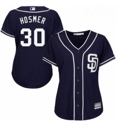 Womens Majestic San Diego Padres 30 Eric Hosmer Authentic Navy Blue Alternate 1 Cool Base MLB Jersey Womens Majestic San Diego Padres 30 Eric Hosmer Authentic Navy Blue Alternate 1 Cool Base MLB Jersey