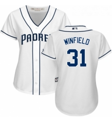 Womens Majestic San Diego Padres 31 Dave Winfield Authentic White Home Cool Base MLB Jersey Womens Majestic San Diego Padres 31 Dave Winfield Authentic White Home Cool Base MLB Jersey