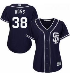 Womens Majestic San Diego Padres 38 Tyson Ross Replica Navy Blue Alternate 1 Cool Base MLB Jersey Womens Majestic San Diego Padres 38 Tyson Ross Replica Navy Blue Alternate 1 Cool Base MLB Jersey