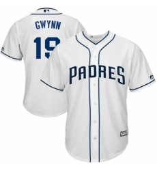 Youth Majestic San Diego Padres 19 Tony Gwynn Authentic White Home Cool Base MLB Jersey Youth Majestic San Diego Padres 19 Tony Gwynn Authentic White Home Cool Base MLB Jersey