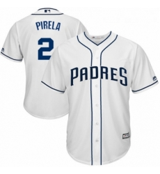Youth Majestic San Diego Padres 2 Jose Pirela Authentic White Home Cool Base MLB Jersey Youth Majestic San Diego Padres 2 Jose Pirela Authentic White Home Cool Base MLB Jersey