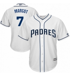 Youth Majestic San Diego Padres 7 Manuel Margot Replica White Home Cool Base MLB Jersey Youth Majestic San Diego Padres 7 Manuel Margot Replica White Home Cool Base MLB Jersey