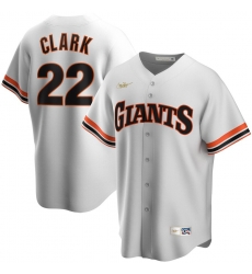Men San Francisco Giants 22 Will Clark Nike Home Cooperstown Collection Player MLB Jersey White Men San Francisco Giants 22 Will Clark Nike Home Cooperstown Collection Player MLB Jersey White