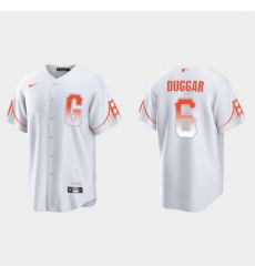 Men San Francisco Giants 6 Steven Duggar Men 2021 City Connect White Fan Version Jersey Men San Francisco Giants 6 Steven Duggar Men 2021 City Connect White Fan Version Jersey