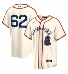 Men San Francisco Giants 62 Logan Webb Cream 2024 Rickwood Classic Stitched Baseball Jersey Men San Francisco Giants 62 Logan Webb Cream 2024 Rickwood Classic Stitched Baseball Jersey