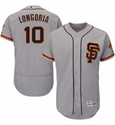 Mens Majestic San Francisco Giants 10 Evan Longoria Grey Alternate Flex Base Authentic Collection MLB Jersey Mens Majestic San Francisco Giants 10 Evan Longoria Grey Alternate Flex Base Authentic Collection MLB Jersey