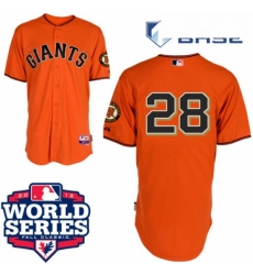 Mens Majestic San Francisco Giants 28 Buster Posey Authentic Orange Cool Base 2012 World Series Patch MLB Jersey Mens Majestic San Francisco Giants 28 Buster Posey Authentic Orange Cool Base 2012 World Series Patch MLB Jersey