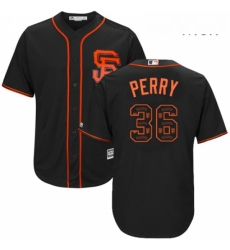 Mens Majestic San Francisco Giants 36 Gaylord Perry Authentic Black Team Logo Fashion Cool Base MLB Jersey Mens Majestic San Francisco Giants 36 Gaylord Perry Authentic Black Team Logo Fashion Cool Base MLB Jersey