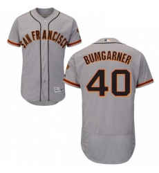 Mens Majestic San Francisco Giants 40 Madison Bumgarner Grey Road Flex Base Authentic Collection MLB Jersey Mens Majestic San Francisco Giants 40 Madison Bumgarner Grey Road Flex Base Authentic Collection MLB Jersey