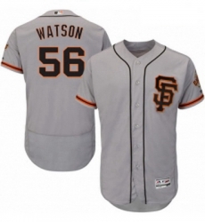 Mens Majestic San Francisco Giants 56 Tony Watson Grey Alternate Flex Base Authentic Collection MLB Jersey Mens Majestic San Francisco Giants 56 Tony Watson Grey Alternate Flex Base Authentic Collection MLB Jersey