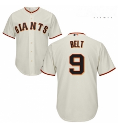 Mens Majestic San Francisco Giants 9 Brandon Belt Replica Cream Home Cool Base MLB Jersey Mens Majestic San Francisco Giants 9 Brandon Belt Replica Cream Home Cool Base MLB Jersey