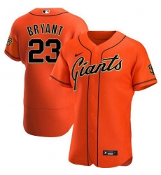 Men's San Francisco Giants #23 Kris Bryant Orange Flex Base Nike Jersey Men's San Francisco Giants #23 Kris Bryant Orange Flex Base Nike Jersey