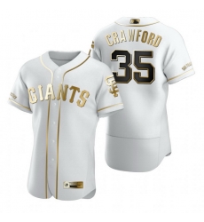 San Francisco Giants 35 Brandon Crawford White Nike Mens Authentic Golden Edition MLB Jersey San Francisco Giants 35 Brandon Crawford White Nike Mens Authentic Golden Edition MLB Jersey