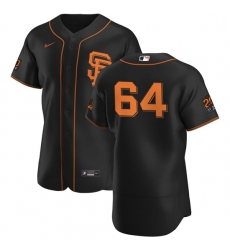 San Francisco Giants 64 Shaun Anderson Men Nike Black Alternate 2020 Authentic 20 at 24 Patch Player MLB Jersey San Francisco Giants 64 Shaun Anderson Men Nike Black Alternate 2020 Authentic 20 at 24 Patch Player MLB Jersey