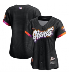 Women San Francisco Giants Blank Anthracite 2025 City Connect Limited Stitched Baseball Jersey Women San Francisco Giants Blank Anthracite 2025 City Connect Limited Stitched Baseball Jersey