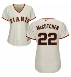 Womens Majestic San Francisco Giants 22 Andrew McCutchen Authentic Cream Home Cool Base MLB Jersey Womens Majestic San Francisco Giants 22 Andrew McCutchen Authentic Cream Home Cool Base MLB Jersey