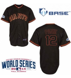 Youth Majestic San Francisco Giants 12 Joe Panik Authentic Black Cool Base w2014 World Series Patch MLB Jersey Youth Majestic San Francisco Giants 12 Joe Panik Authentic Black Cool Base w2014 World Series Patch MLB Jersey