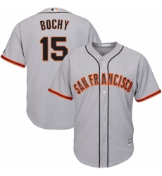 Youth Majestic San Francisco Giants 15 Bruce Bochy Authentic Grey Road Cool Base MLB Jersey Youth Majestic San Francisco Giants 15 Bruce Bochy Authentic Grey Road Cool Base MLB Jersey