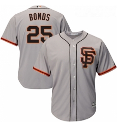 Youth Majestic San Francisco Giants 25 Barry Bonds Authentic Grey Road 2 Cool Base MLB Jersey Youth Majestic San Francisco Giants 25 Barry Bonds Authentic Grey Road 2 Cool Base MLB Jersey