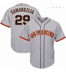 Youth Majestic San Francisco Giants 29 Jeff Samardzija Authentic Grey Road Cool Base MLB Jersey Youth Majestic San Francisco Giants 29 Jeff Samardzija Authentic Grey Road Cool Base MLB Jersey