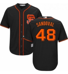 Youth Majestic San Francisco Giants 48 Pablo Sandoval Authentic Black Alternate Cool Base MLB Jersey Youth Majestic San Francisco Giants 48 Pablo Sandoval Authentic Black Alternate Cool Base MLB Jersey