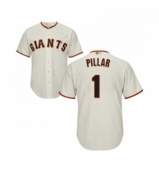 Youth San Francisco Giants 1 Kevin Pillar Replica Cream Home Cool Base Baseball Jersey Youth San Francisco Giants 1 Kevin Pillar Replica Cream Home Cool Base Baseball Jersey