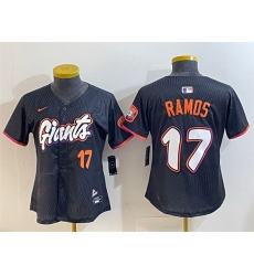 Youth San Francisco Giants 17 Heliot Ramos Anthracite 2025 City Connect Limited Stitched Baseball Jersey
