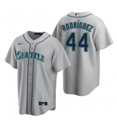 Men Seattle Mariners 44 Julio Rodr EDguez Grey Cool Base Stitched Jersey Men Seattle Mariners 44 Julio Rodr EDguez Grey Cool Base Stitched Jersey