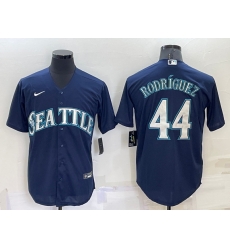 Men Seattle Mariners 44 Julio Rodr EDguez Navy Cool Base Stitched Jersey 7 Men Seattle Mariners 44 Julio Rodr EDguez Navy Cool Base Stitched Jersey 7