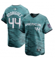 Men Seattle Mariners 44 Julio Rodriguez Teal 2023 All Star Cool Base With Patch Stitched Baseball Jersey Men Seattle Mariners 44 Julio Rodriguez Teal 2023 All Star Cool Base With Patch Stitched Baseball Jersey